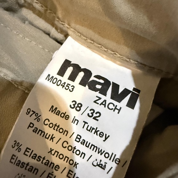 Mavi‎ Jeans Zach Straight Leg Pants Mens 38x32 Gray Stretch Flap Pockets M00453 - Picture 6 of 9